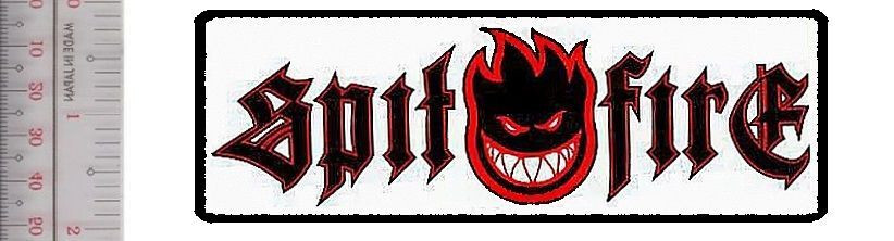 Skateboarding California Spitfire Skateboard Formula Four Patch NO TARIFF
