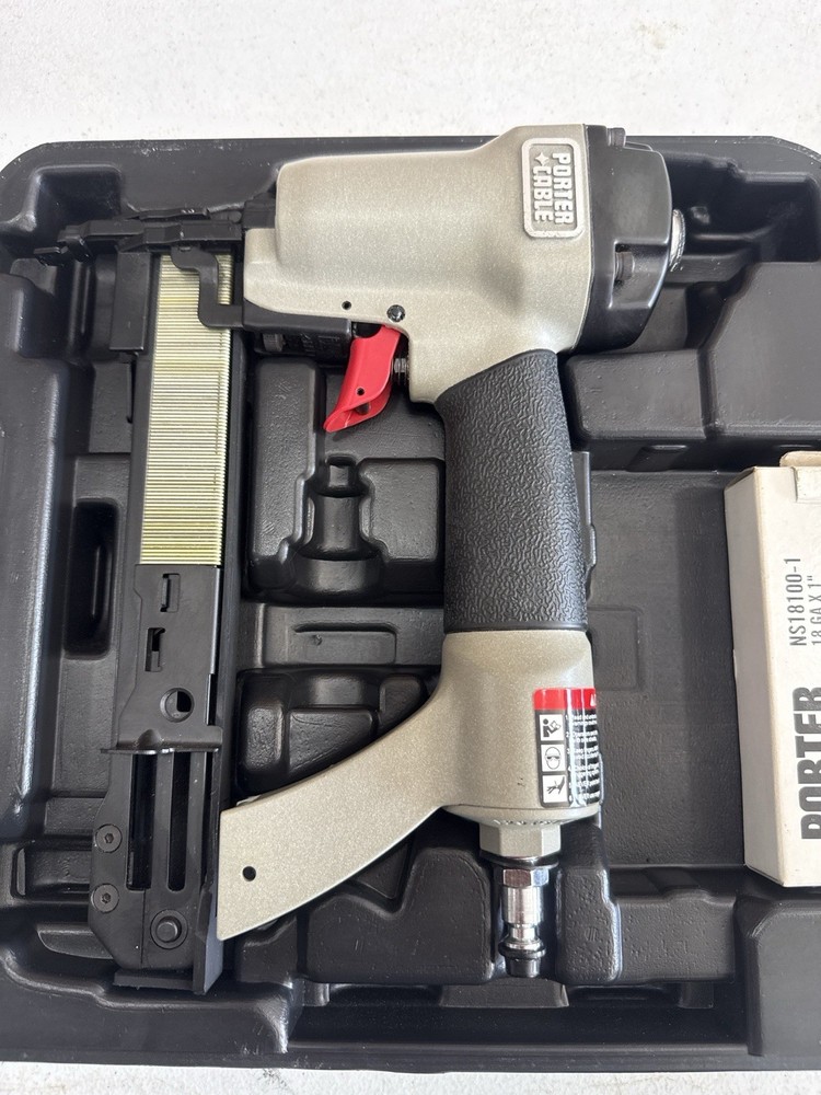 Porter-Cable NS100A Narrow Crown Stapler Kit W/Case & Staples