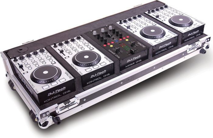 DJ-Tech HYBRID101 Ultimate 4-deck Midi Controller System For Traktor Pro