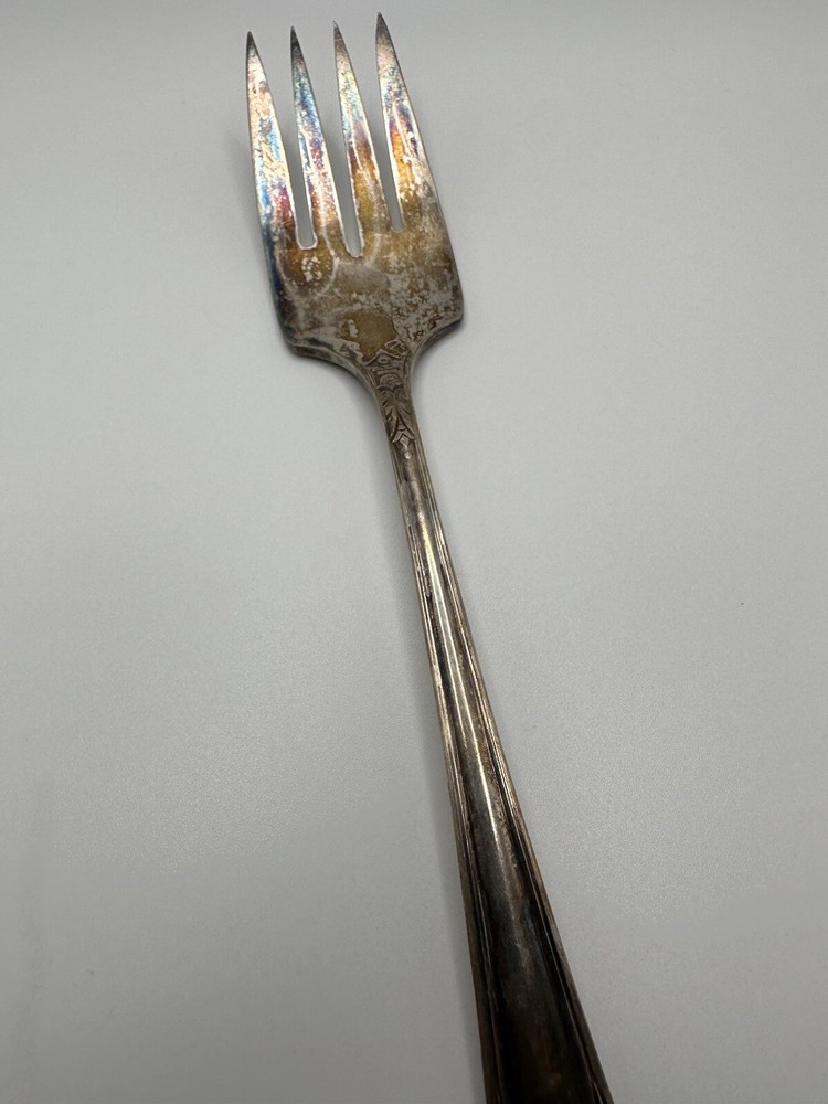 Vintage Wm Rogers Cold Meat Fork 8.5”