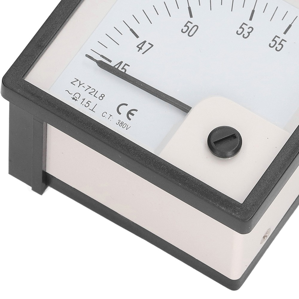 AC Frequency Meter 45 To 55Hz 1.5 Class Accuracy 72x72mm Panel Frequency