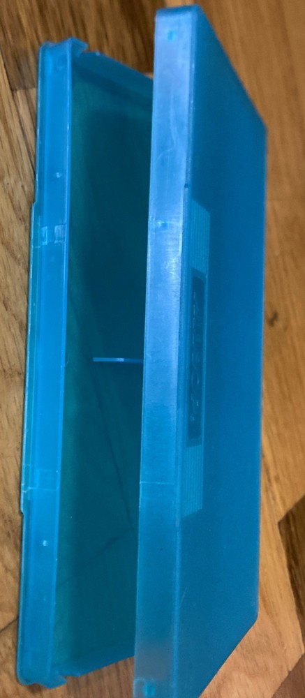 Allsop 3.5" Floppy Disk Plastic Storage Case Holder Blue Teal