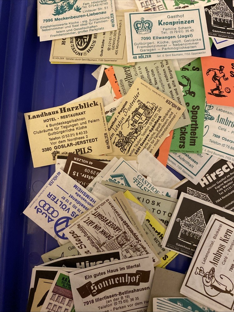 Assorted Matchbox Labels Most Foreign