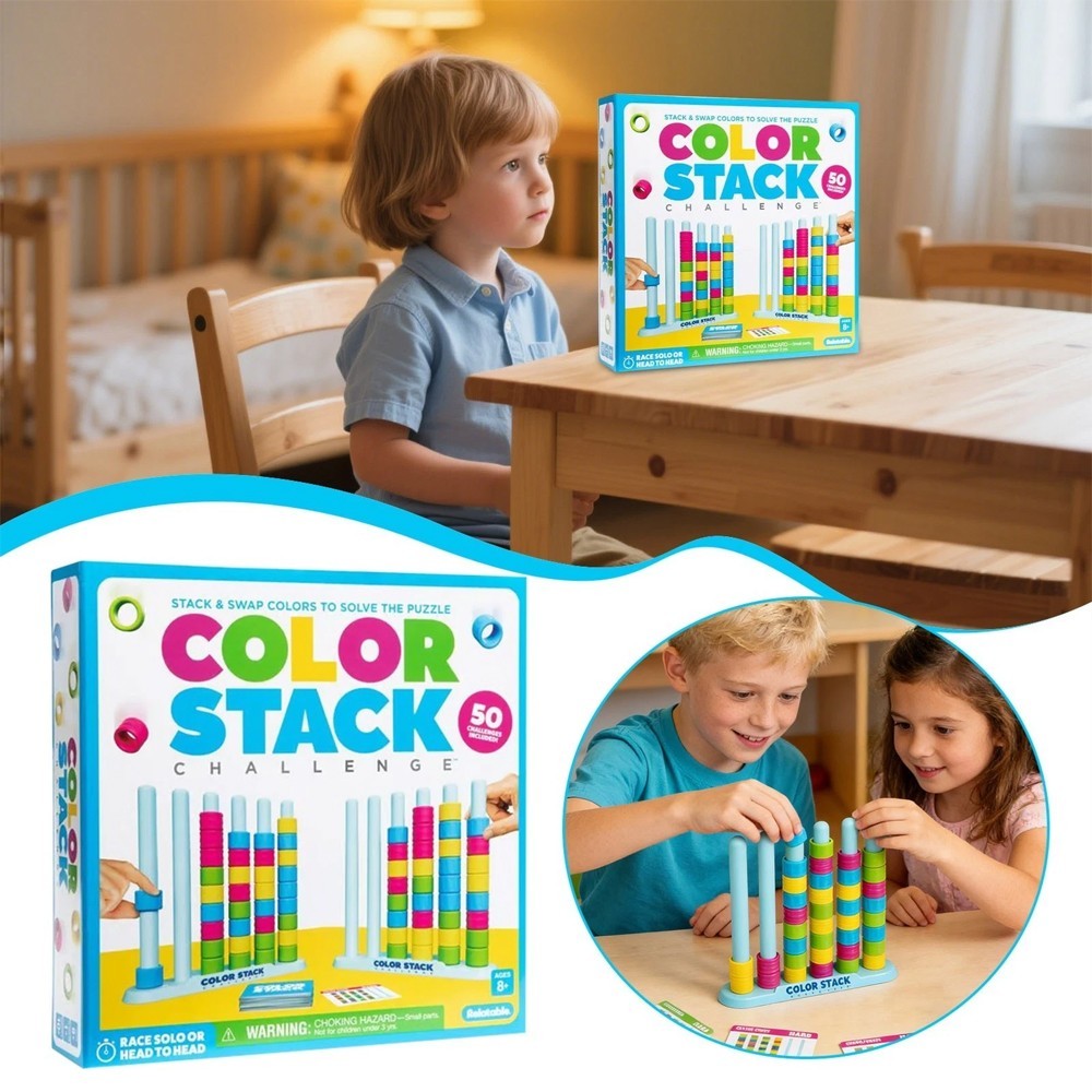 Creative Color Stack Challenge, A Fast-Paced Color Matching Puzzle Game