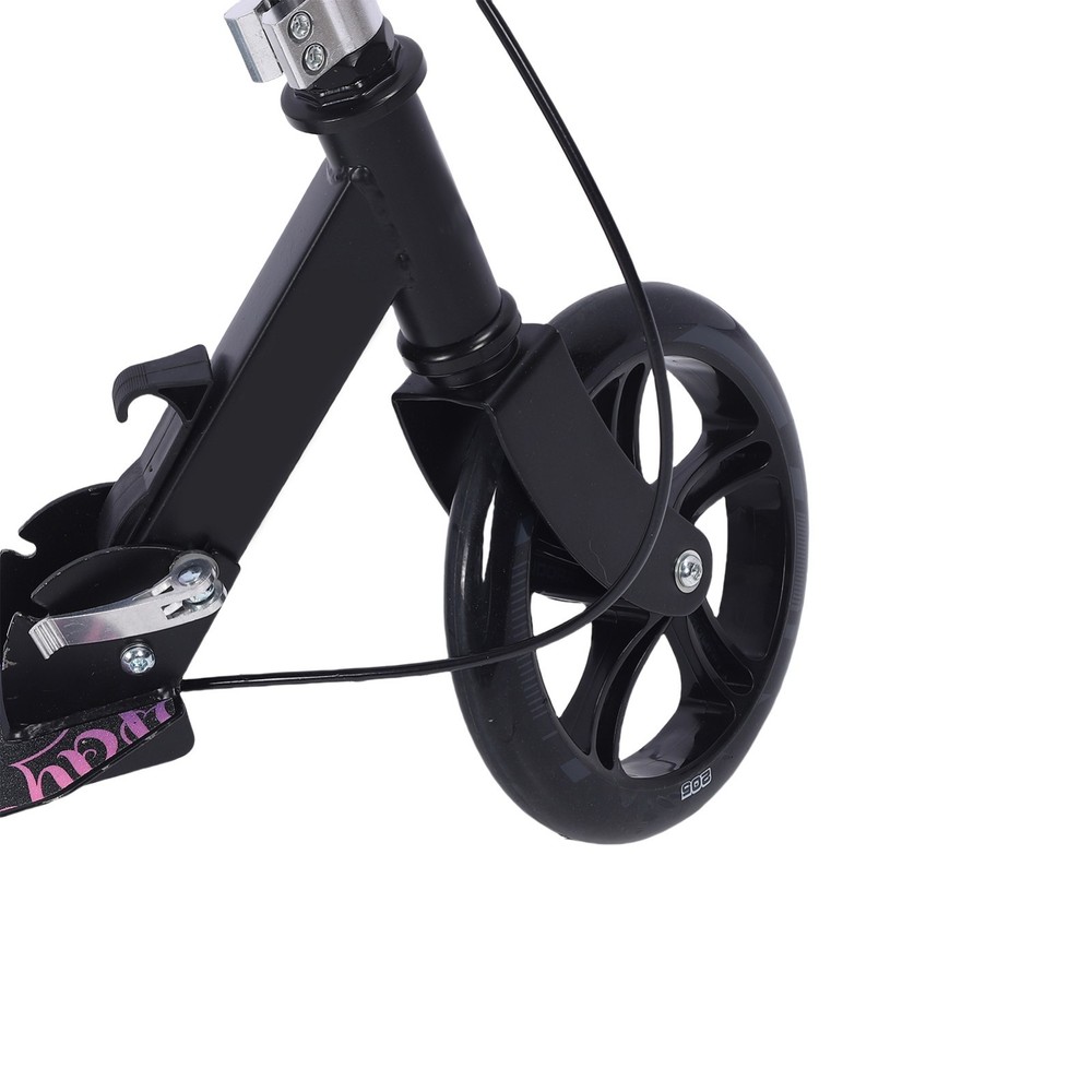 Scooter and Adults with Dual Brake System One Button Folding Adjustable Height