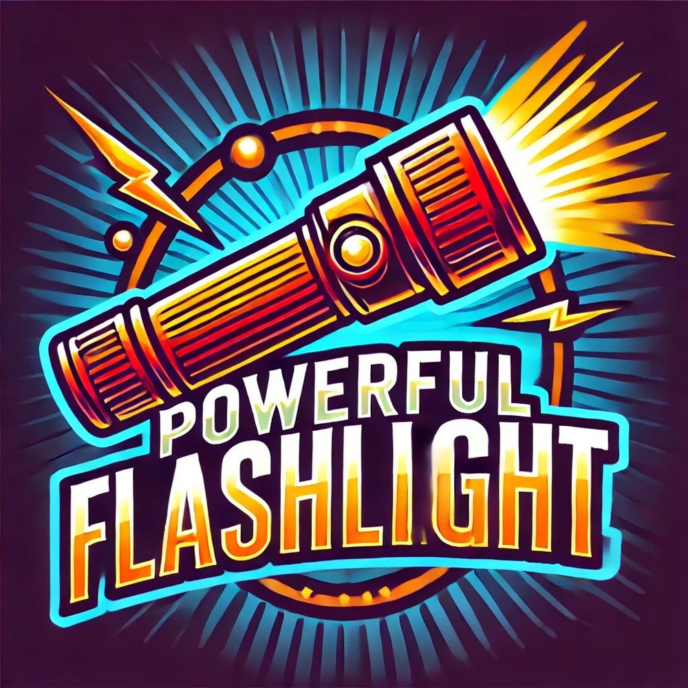 PowerfulFlashlight.com - PREMIUM TWO WORD DOMAIN NAME - Lighting, Spotlight