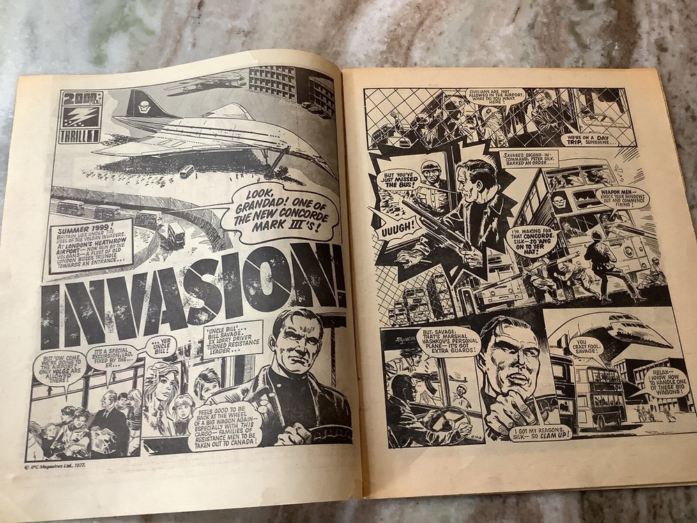 2000 A.D. Program 8 UK 1977 Comic Magazine