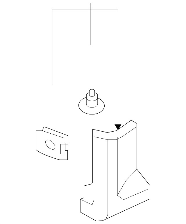 Genuine GM Rocker Molding 25876646