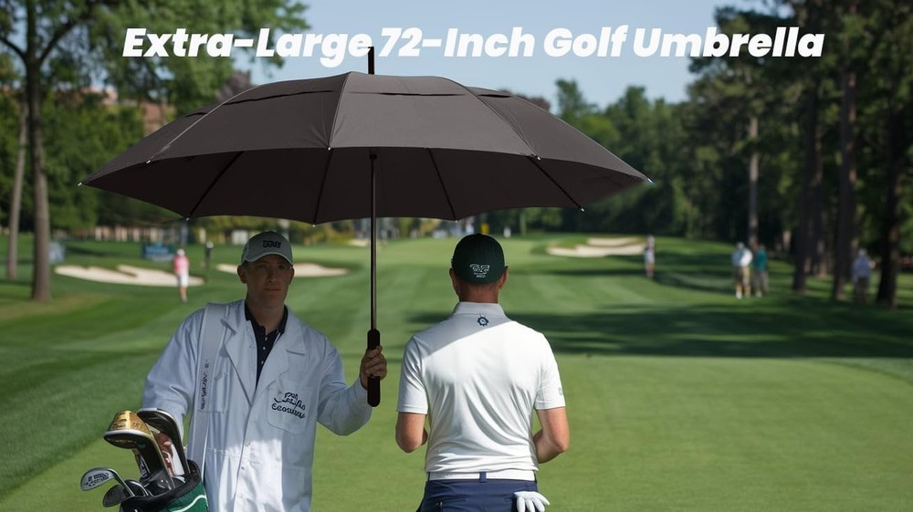 XL Golf Umbrella, 72 Inch, Automatic Open, Windproof Vented