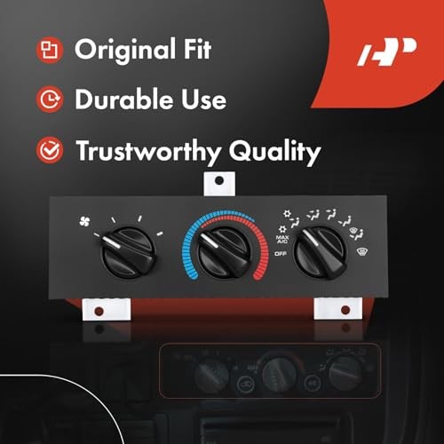 A/C Heater Climate Control Panel Module Compatible with Dodge Ram 1500 2500