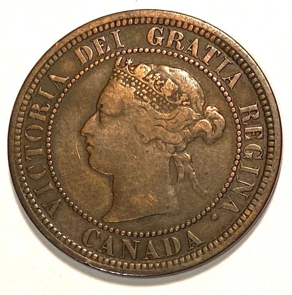 1882 H Canada Large Cent Higher Grade #1