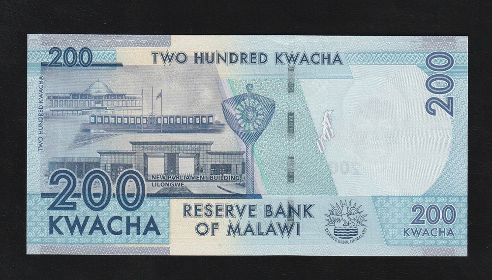Malawi 200 Kwacha 2012 P 60 UNC