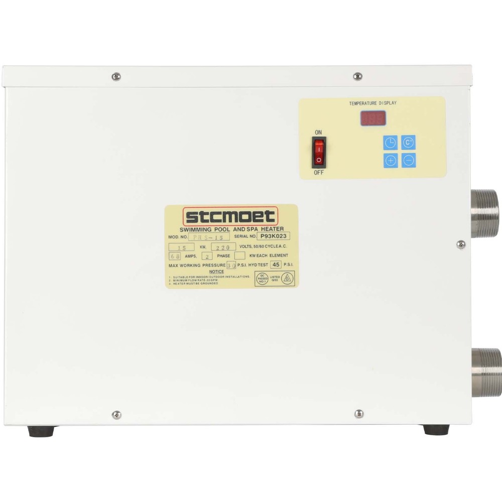 15KW 240V Electric Swimming Pool Heater Hot Tub Thermostat Home SPA Heater