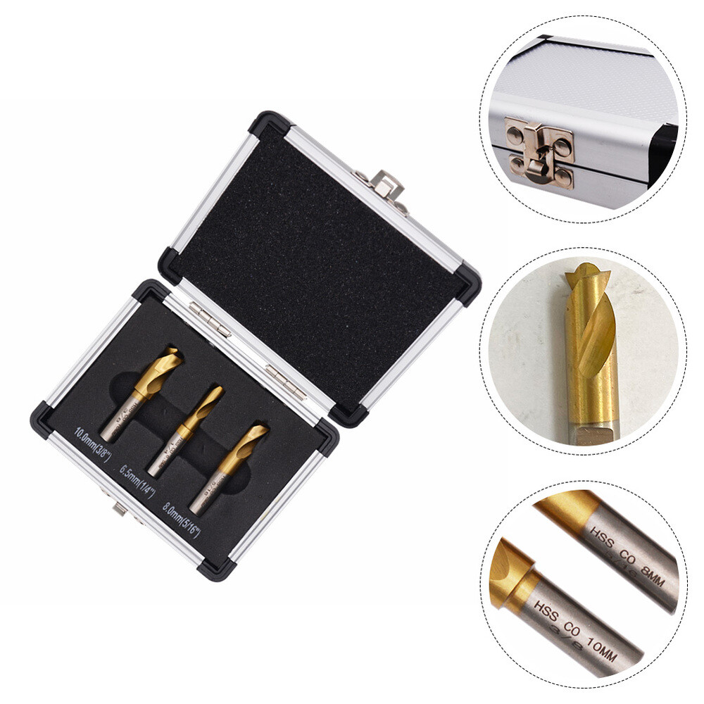 1 Set Drilling Out Spot Welds Spot Weld Drill Bit Sharpener Welding Drills