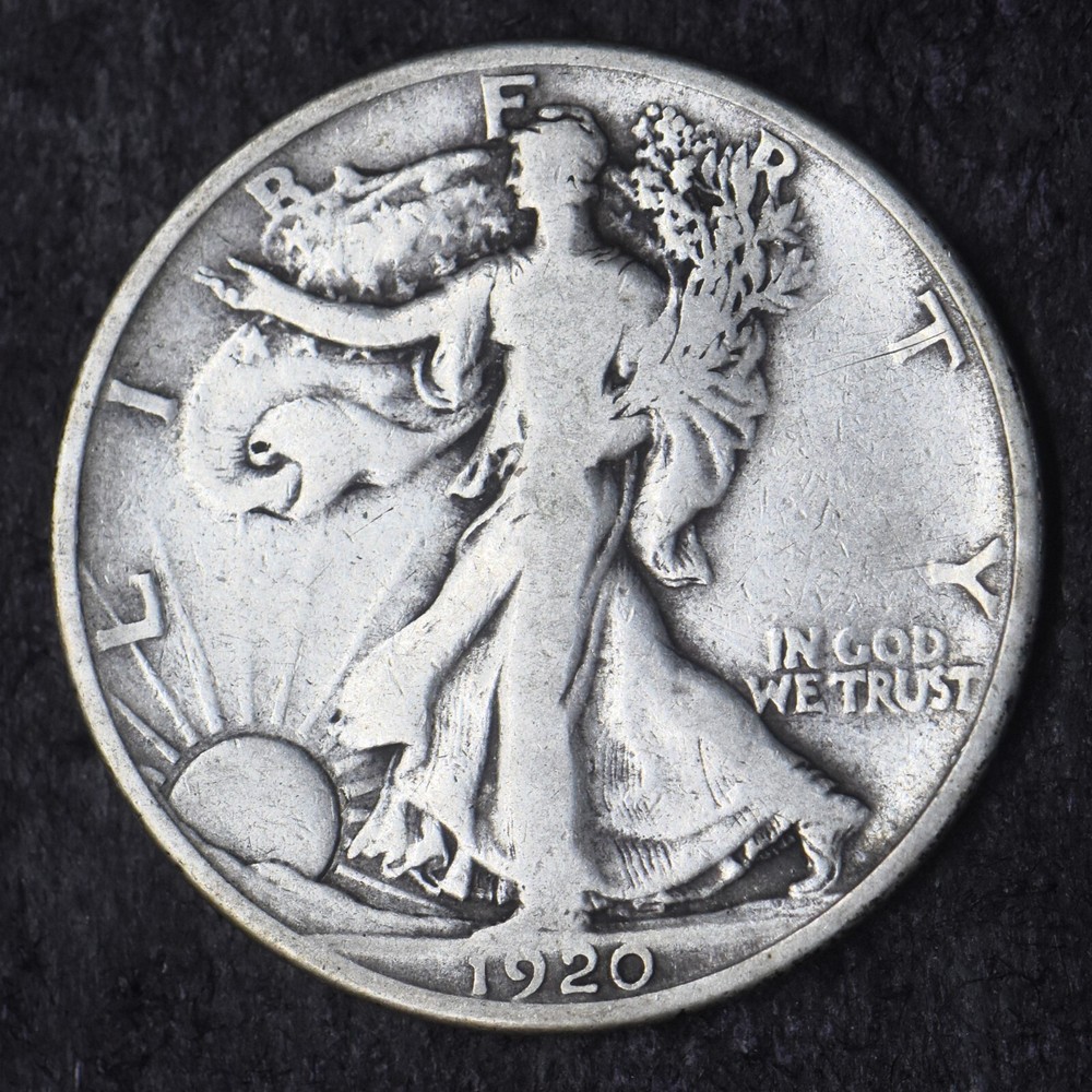 1920-D Walking Liberty Half Dollar 50C - COINGIANTS -