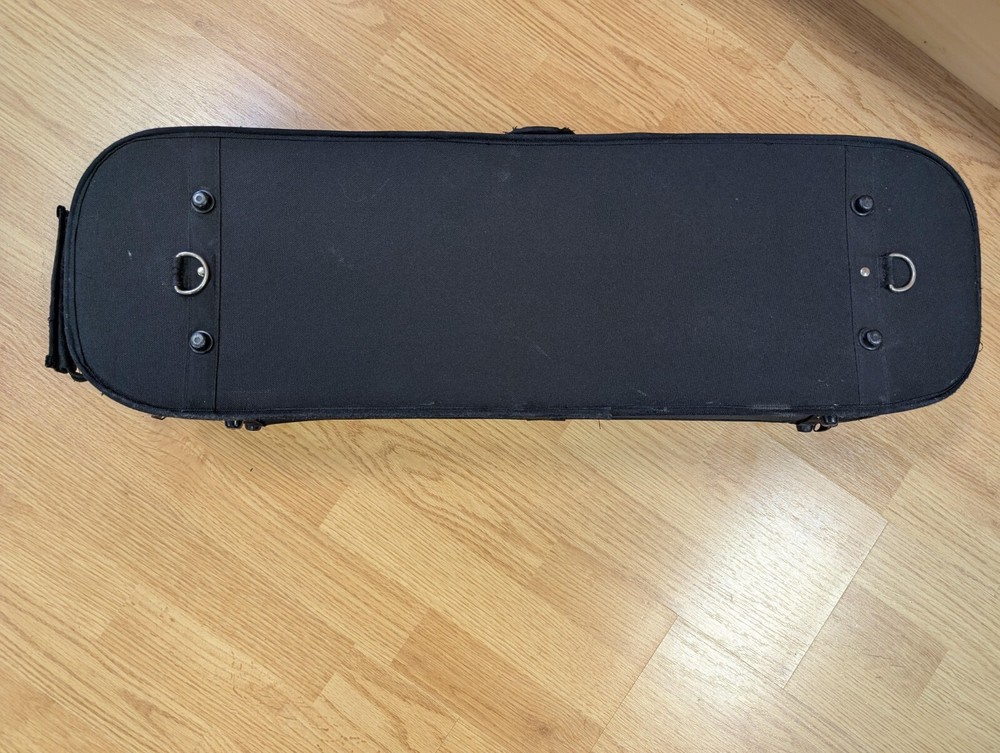 Euro-Style 3/4 Violin Case Oblong Solid Wood