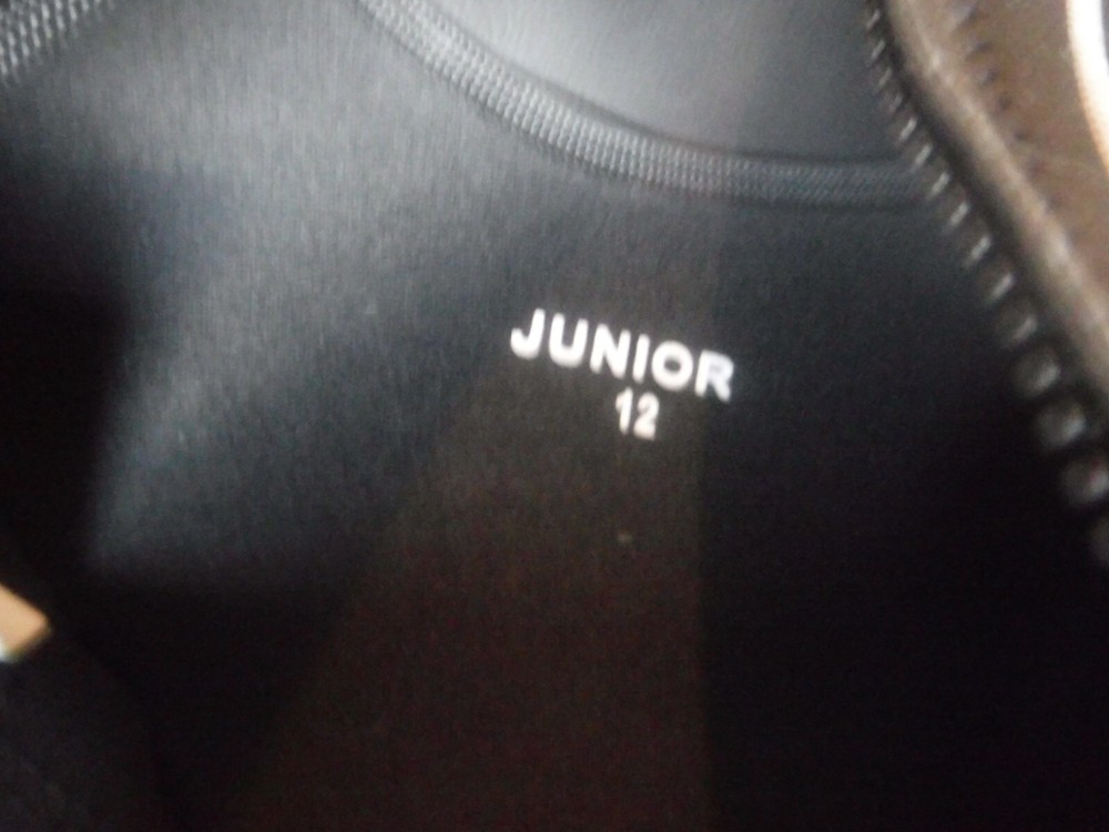Wetsuit Full Suit Overtons Black Wetsuit Size 12 Juniors