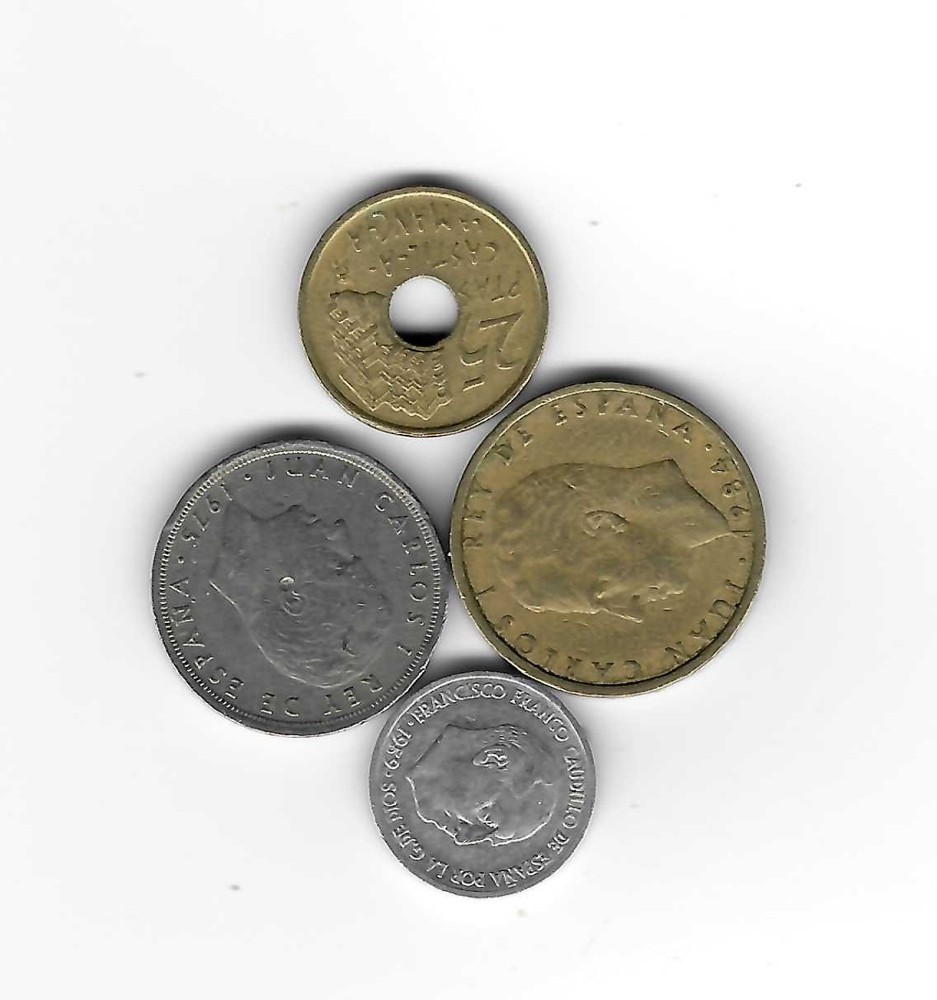 4 Coins from Spain