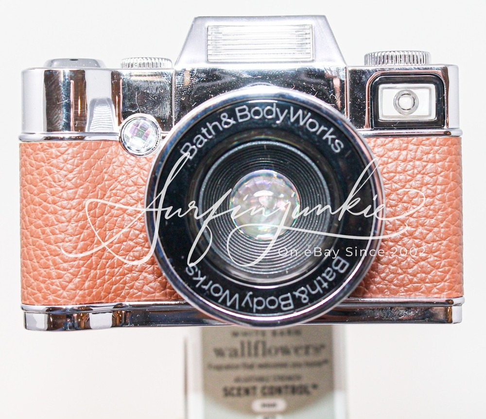 Bath & Body Works Wallflower Plug Diffuser Camera Light Up Scent Control New