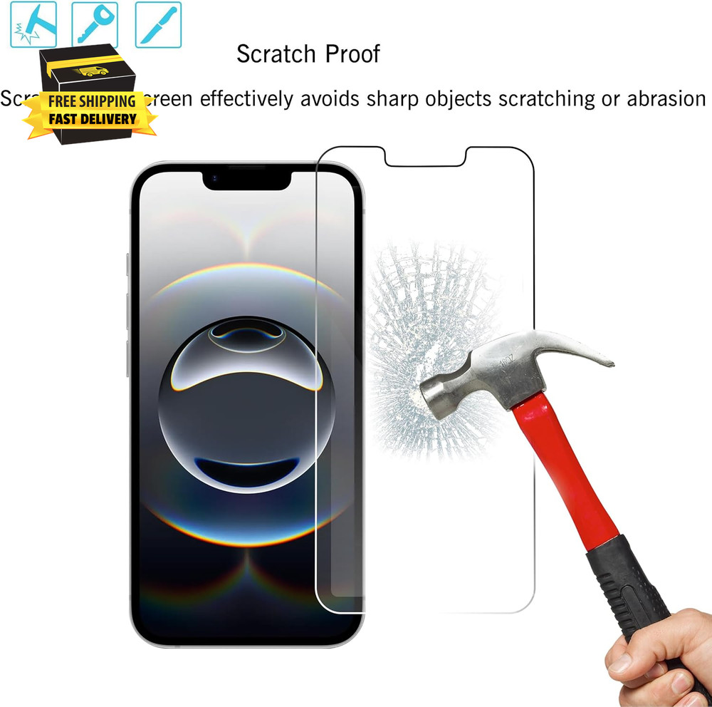 Screen Protector for Iphone 16E / Iphone 14 / Iphone 13 / Iphone 13 Pro [6.1 Inc