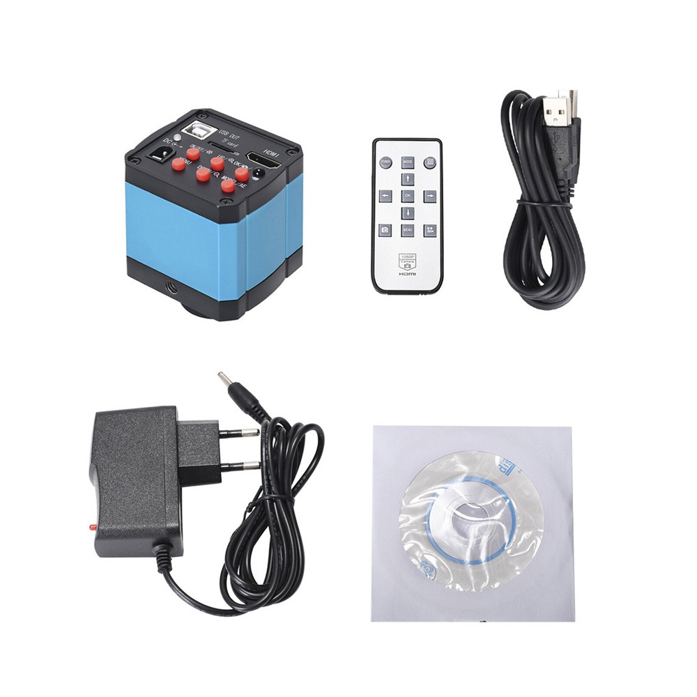 Industrial Microscope Camera 14MP HD USB Output Support TF Card x-TOP Blue