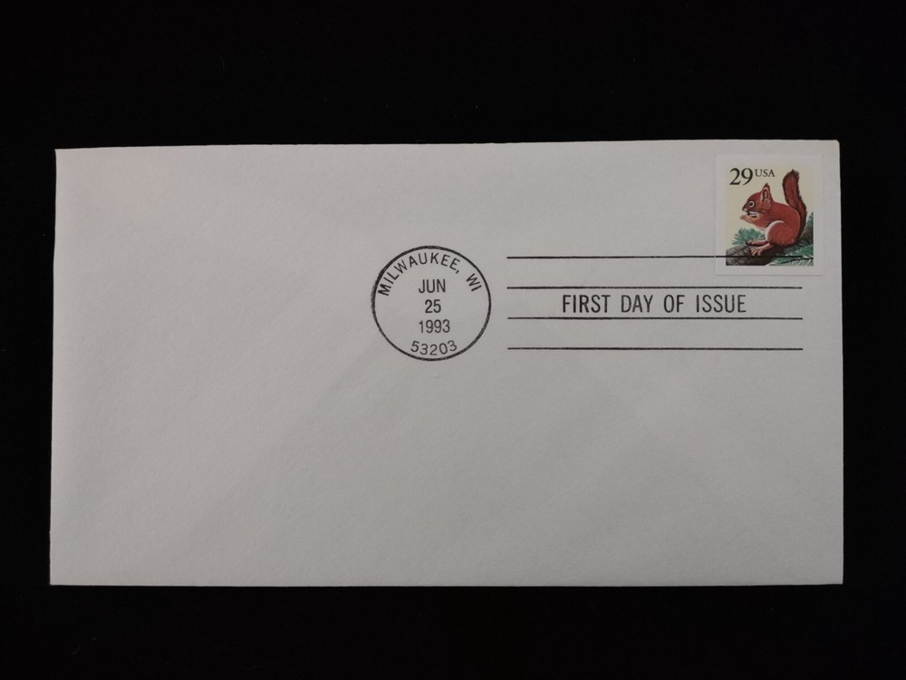 USA FDC - 1993 Red Squirrel