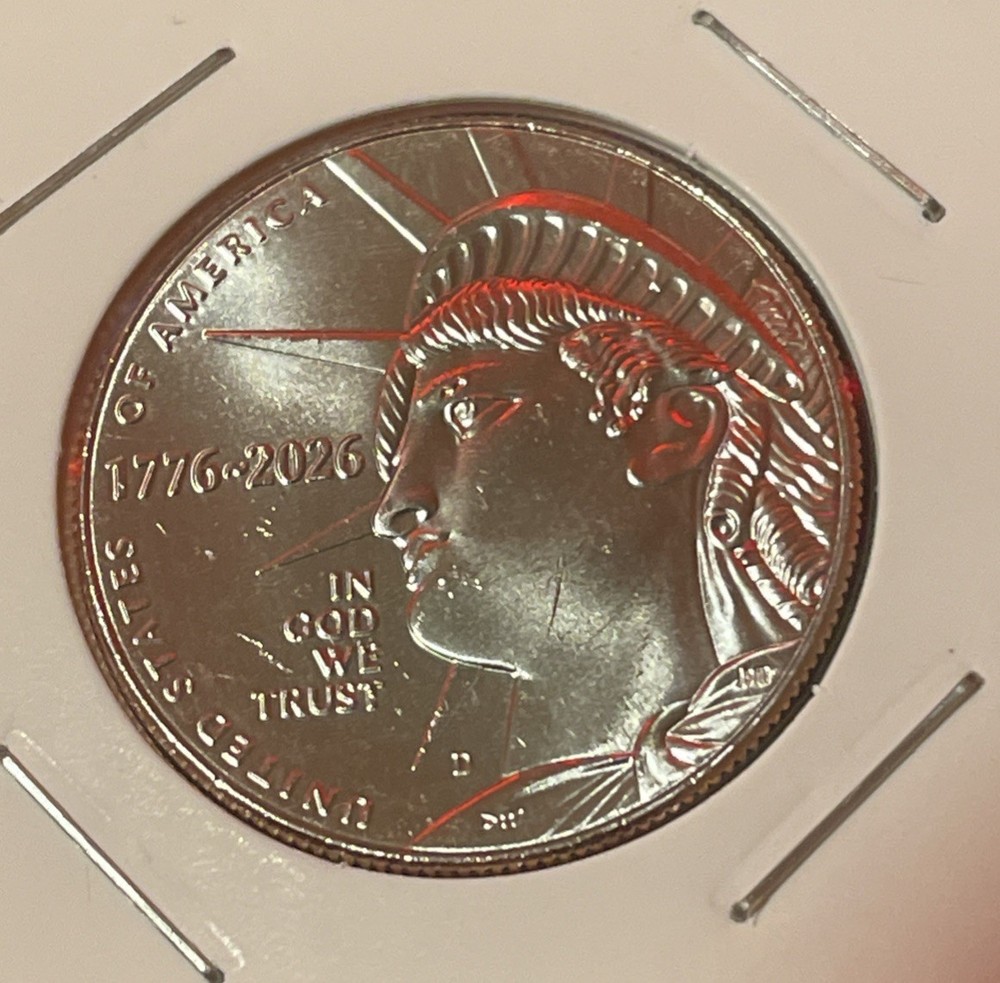 🆕2026-🅳 Enduring Liberty🗽Semiquincentennial 🅷🅰🅻🅵 🅳🅾🅻🅻🅰🆁 -1 Coin)