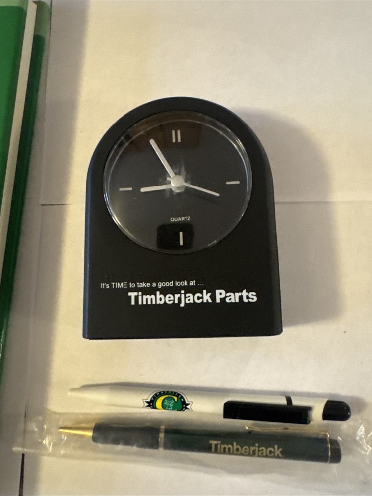 Timberjack Book ,Clock &2 Pens
