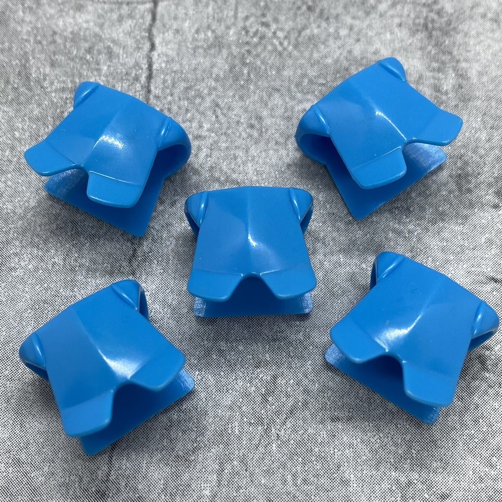 5pack Custom Plain Armor Light Blue Block Accessory for Minifigures E10kjc18