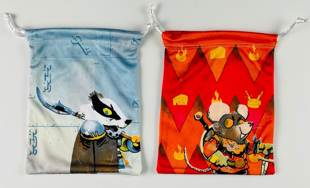 2 Drawstring Microfiber Bags for Root Marauders Expansion NEW
