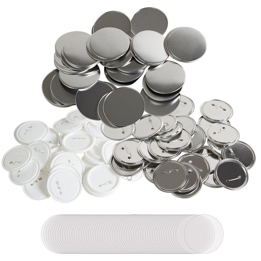 Pin Style Button Components 500 Sets 58mm Easy Assemble for Projects
