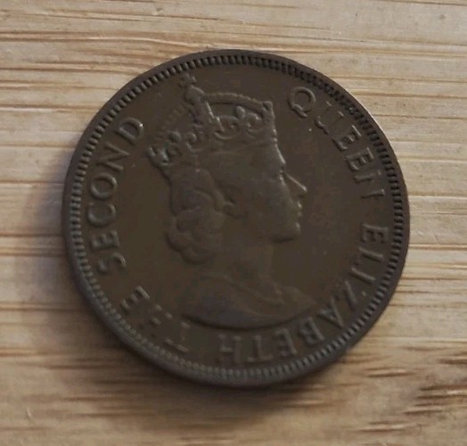 1955 Cyprus 5 Mils