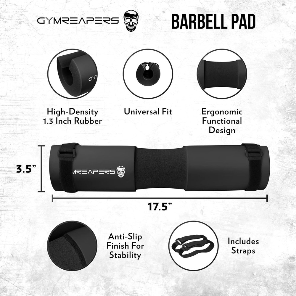 Barbell Squat Pad - Protective Bridge Pad for Hip Thrust, Squats, Lunges - Hip S