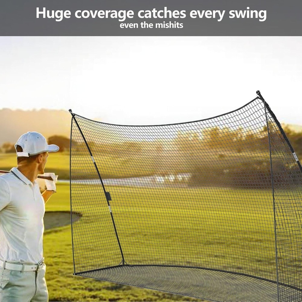 Golf Practice Net 10x7 FT, Golf Hitting Nets for Backyard, Includes Carry Bag