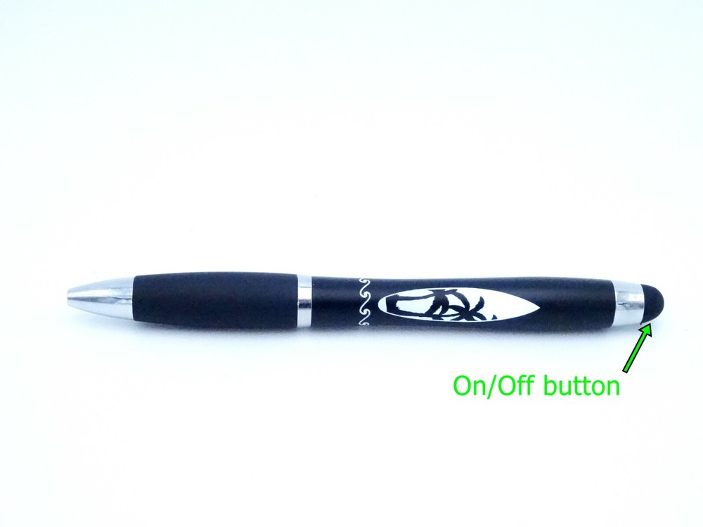New Lighted Surfboard ink pen ! Palm Tree design