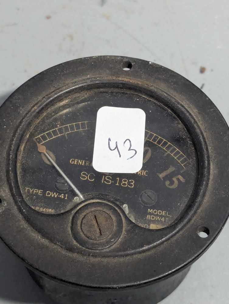 General Electric Type DW-41, 0-15