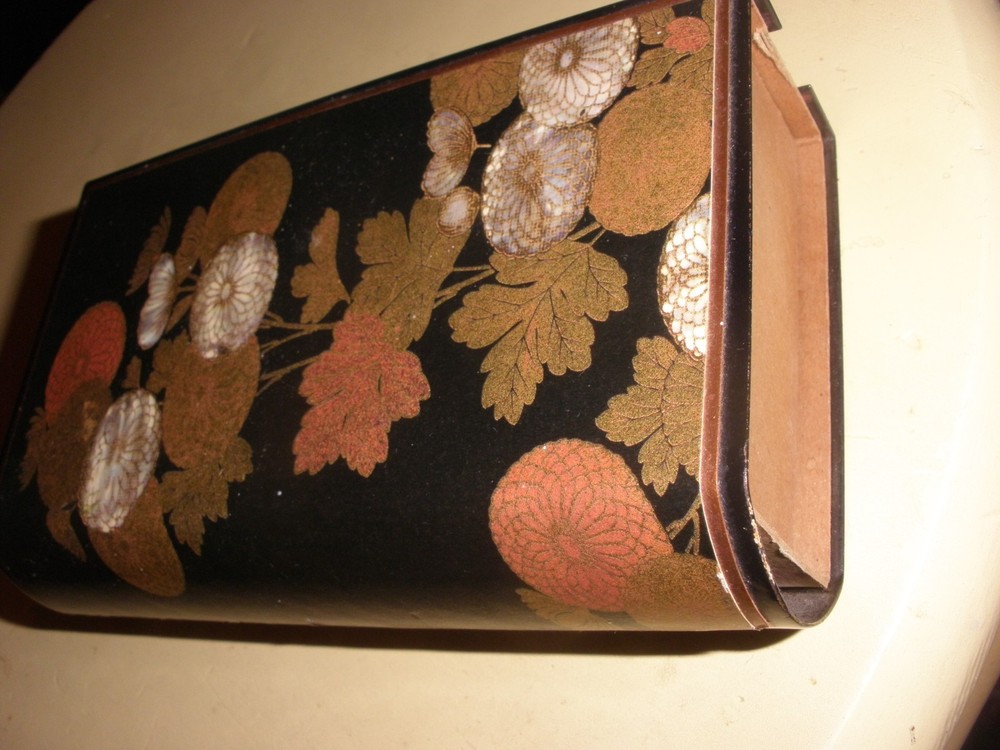 Vintage Japanese Laquerware Kitchen Match Box Caddy Holder
