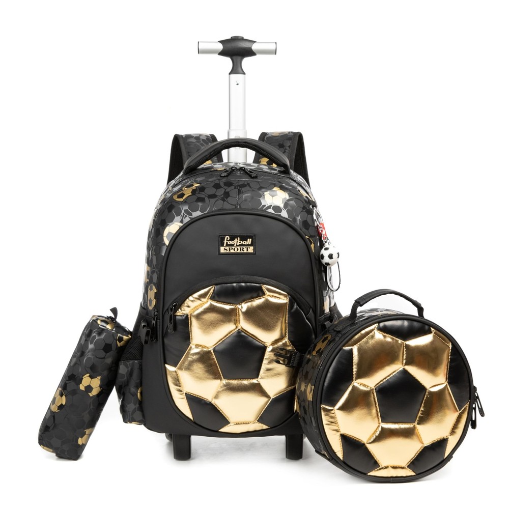 Kids Rolling Backpack Roller Backpack with Wheels Elementary Kindergarten Sch...