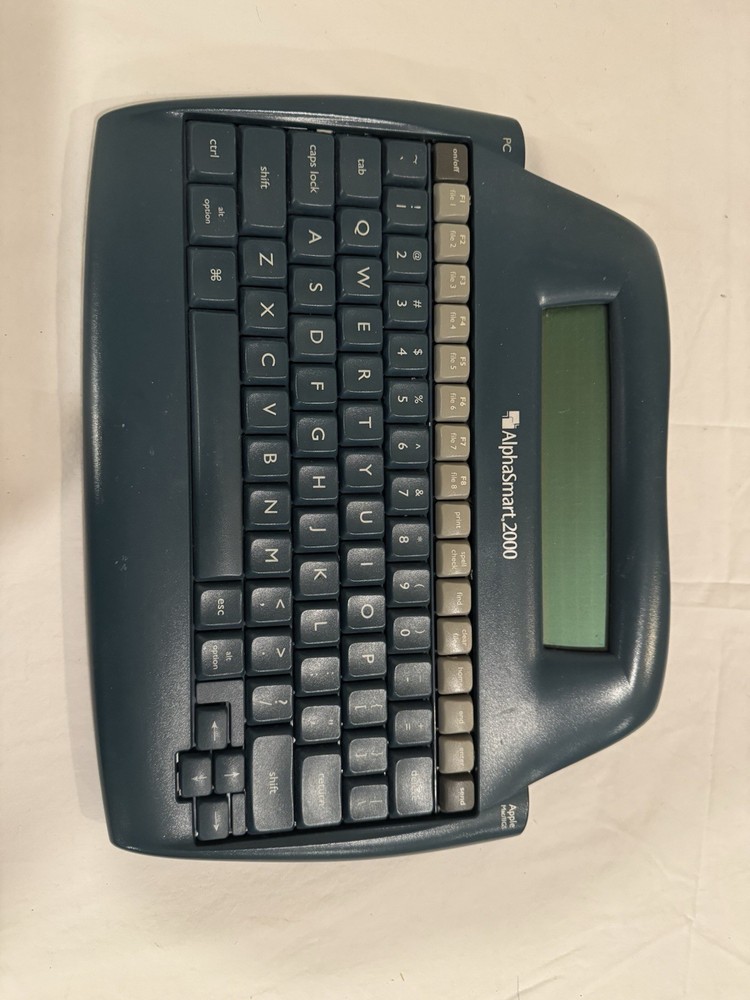 AlphaSmart 2000 Portable Keyboard Word Processor w/Manual & Power Cord- Tested