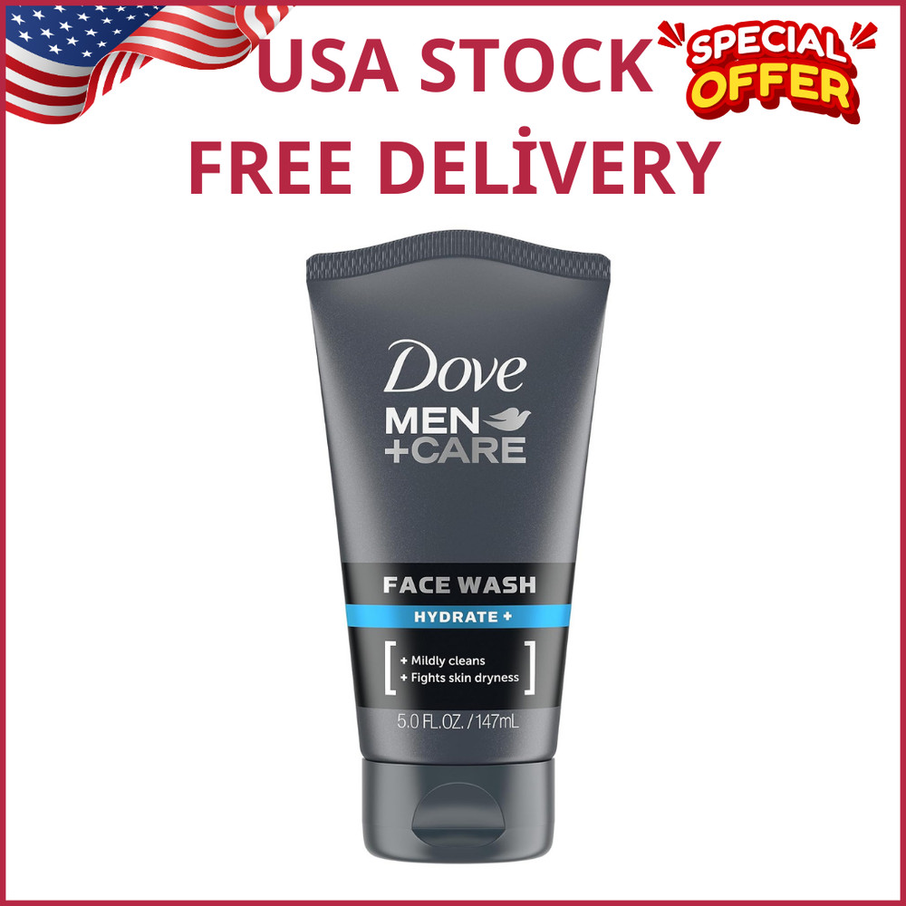 Hydrating Face Wash for Men, 5 fl oz - Moisturizing Formula