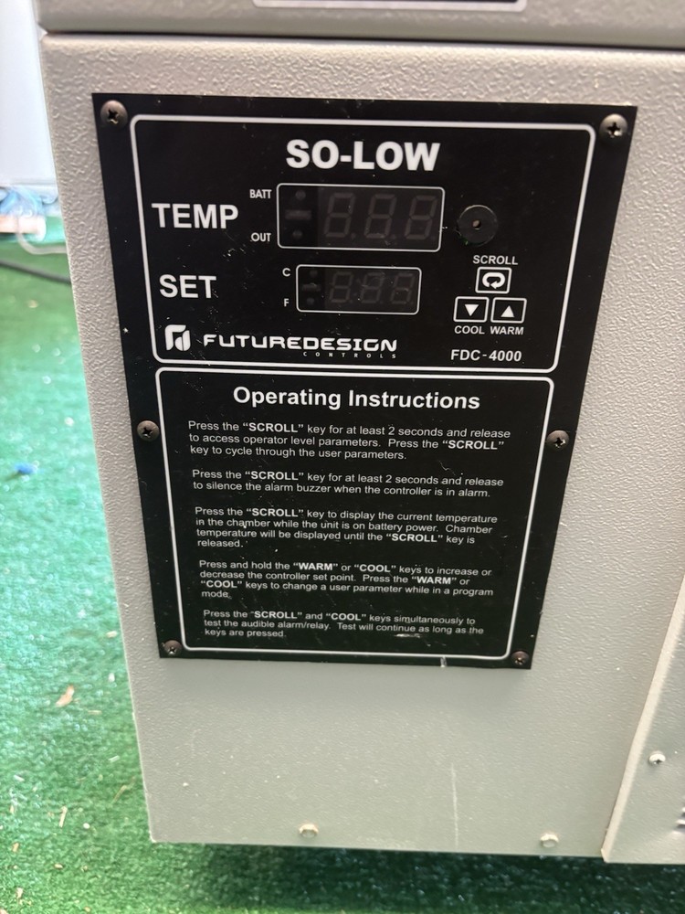 So-Low C85-2ULT Chest Freezer -85C Please Read description