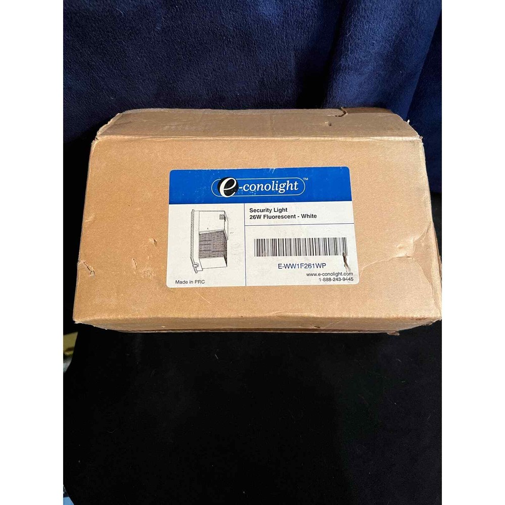 e-conolight  E-WW1F261WP fluorescent wall Mount 26W - White