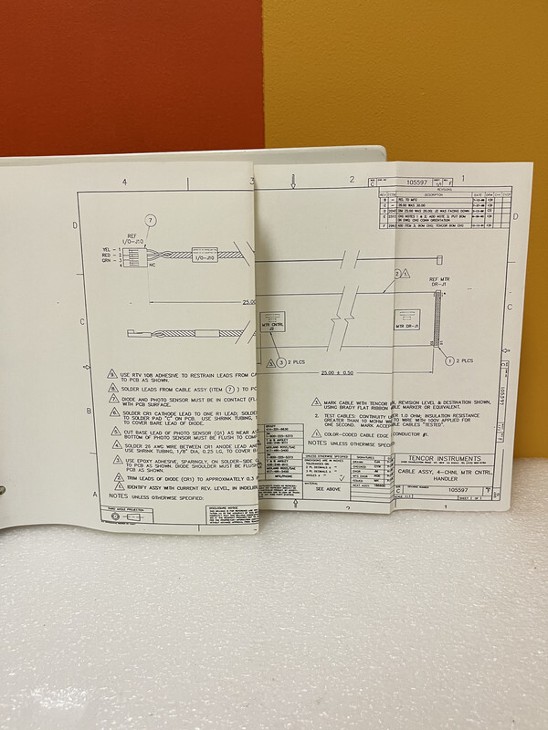 Tencor 190810-27 Handler 2 Reference Drawings