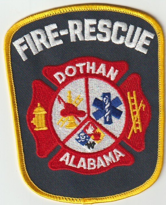 Dothan AL Fire Rescue patch ship from Australia