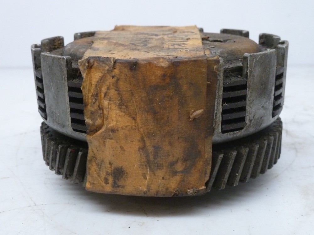 Suzuki TS100 clutch basket.
