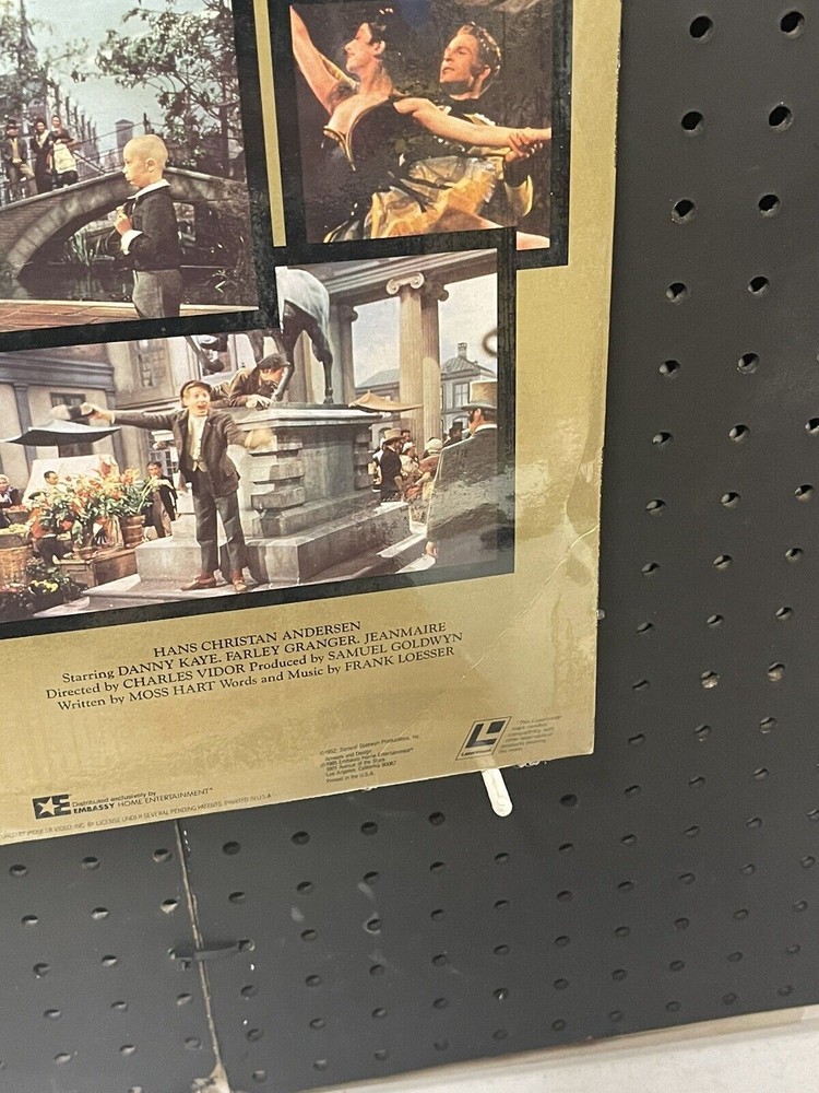 HANS CHRISTIAN ANDERSEN Laserdisc LD VERY GOOD CONDITION SEALED