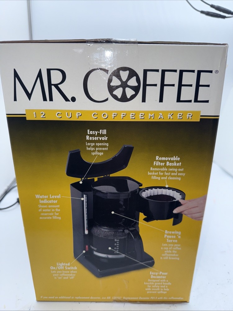 Mr. Coffee 12 Cup Coffee Maker Black