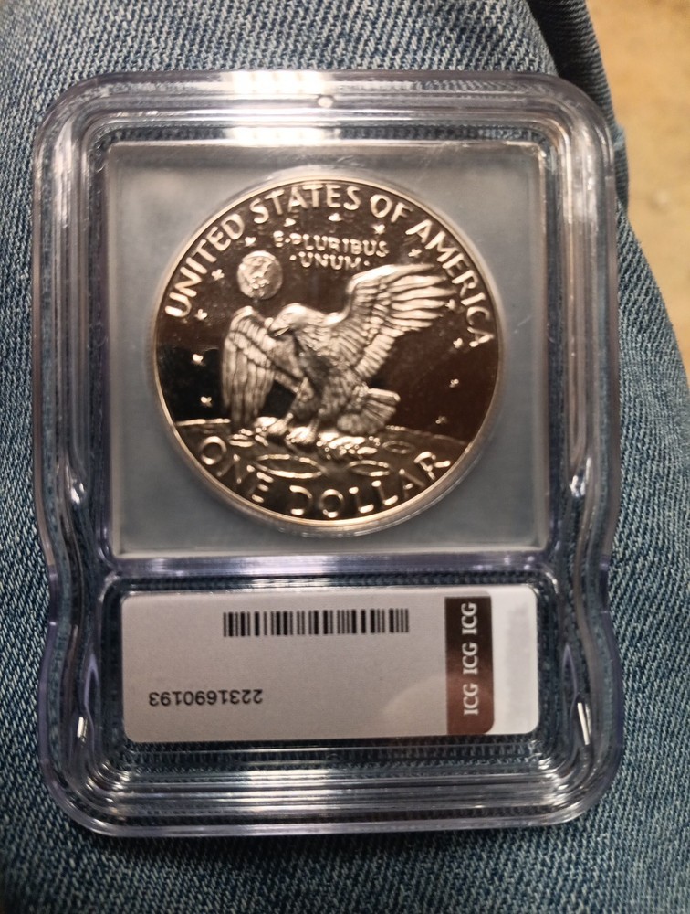 1977-S Eisenhower Silver Dollar Proof ICG PR70 DCAM