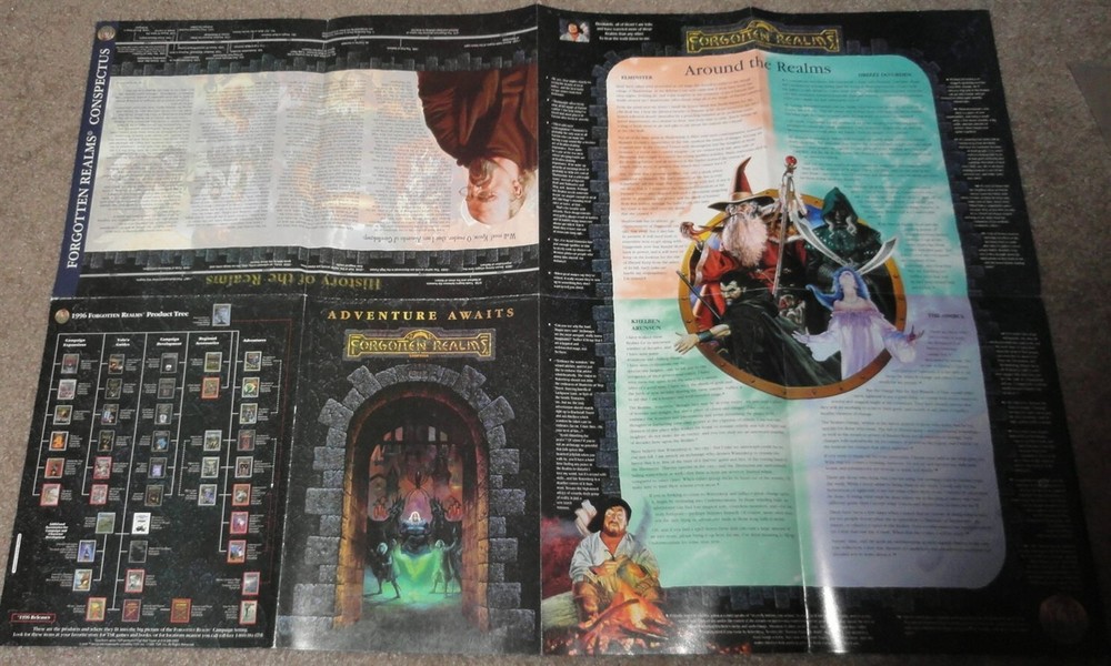 Advanced Dungeons & Dragons AD&D Forgotten Realms Promo Conspectus (1996)