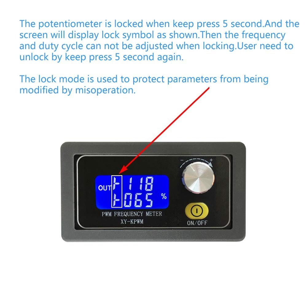 1-Channel PWM Generator with Rotary Switch - Perfect for Testing & Development